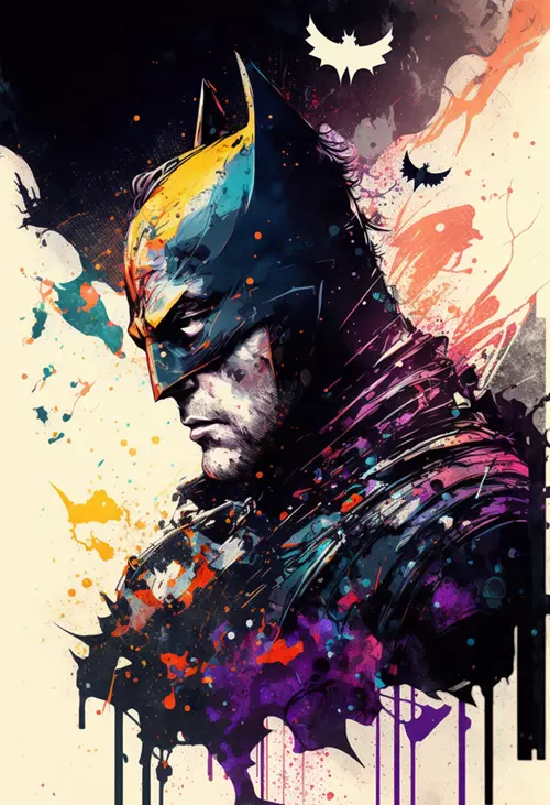 Batman abstract digital art