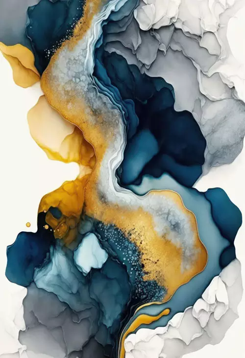 abstract alcohol ink digital artwork