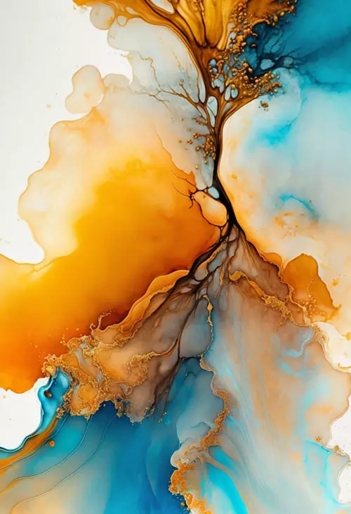 alcohol ink digital art